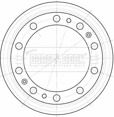 Borg & Beck BBR32565 - Bremžu trumulis autodraugiem.lv