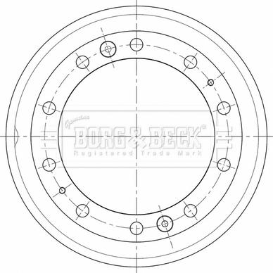 Borg & Beck BBR32515 - Bremžu trumulis autodraugiem.lv