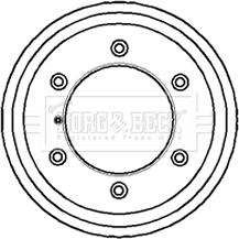 Borg & Beck BBR7056 - Bremžu trumulis autodraugiem.lv