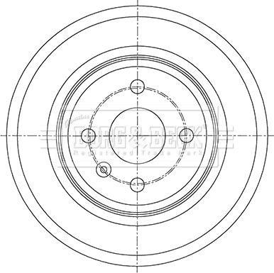Borg & Beck BBR7264 - Bremžu trumulis autodraugiem.lv