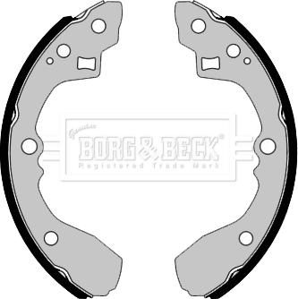 Borg & Beck BBS6470 - Bremžu loku komplekts autodraugiem.lv