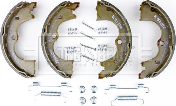 Borg & Beck BBS6537 - Bremžu loku kompl., Stāvbremze autodraugiem.lv