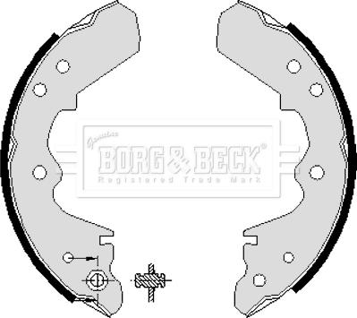 Borg & Beck BBS6042 - Bremžu loku komplekts autodraugiem.lv