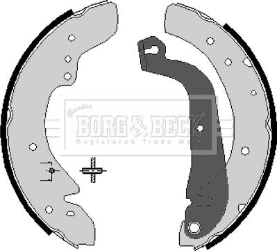 Borg & Beck BBS6059 - Bremžu loku komplekts autodraugiem.lv