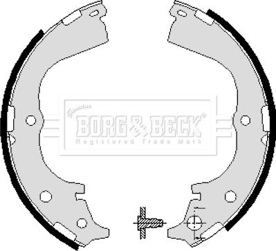 Borg & Beck BBS6018 - Bremžu loku komplekts autodraugiem.lv