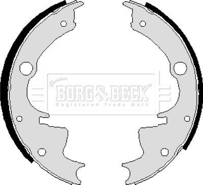 Borg & Beck BBS6025 - Bremžu loku komplekts autodraugiem.lv