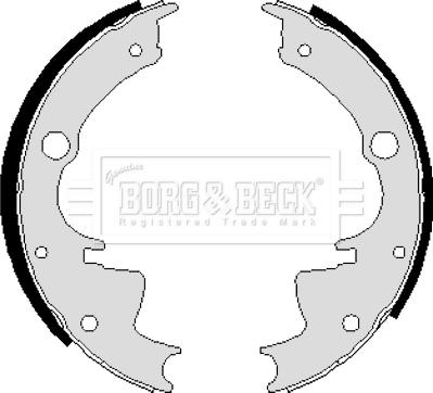 Borg & Beck BBS6021 - Bremžu loku komplekts autodraugiem.lv