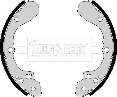 Borg & Beck BBS6145 - Bremžu loku komplekts autodraugiem.lv