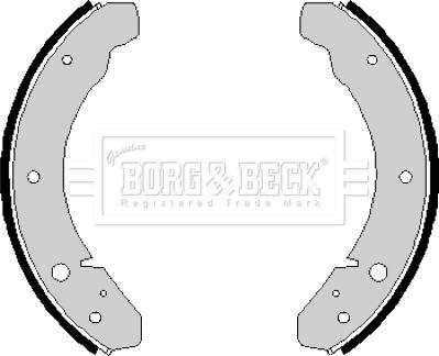 Borg & Beck BBS6141 - Bremžu loku komplekts autodraugiem.lv
