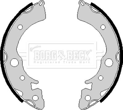 Borg & Beck BBS6164 - Bremžu loku komplekts autodraugiem.lv