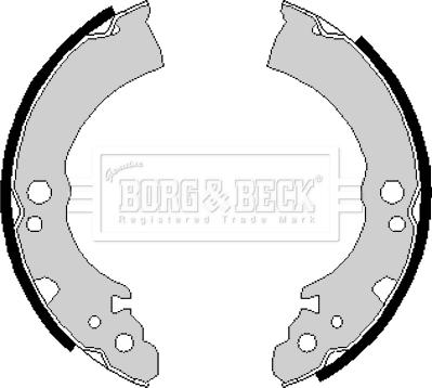 Borg & Beck BBS6163 - Bremžu loku komplekts autodraugiem.lv