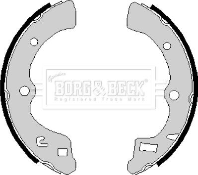 Borg & Beck BBS6167 - Bremžu loku komplekts autodraugiem.lv