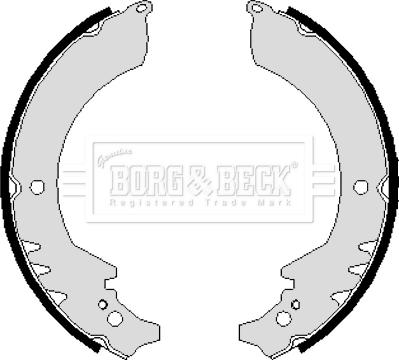 Borg & Beck BBS6109 - Bremžu loku komplekts autodraugiem.lv
