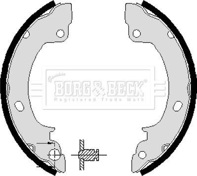 Borg & Beck BBS6100 - Bremžu loku komplekts autodraugiem.lv
