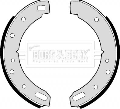 Borg & Beck BBS6184 - Bremžu loku komplekts autodraugiem.lv