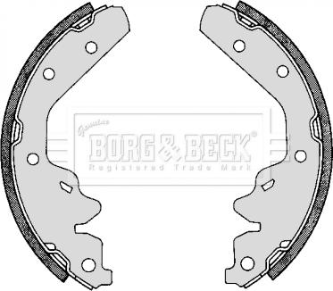 Borg & Beck BBS6188 - Bremžu loku komplekts autodraugiem.lv