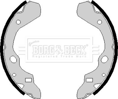 Borg & Beck BBS6130 - Bremžu loku komplekts autodraugiem.lv