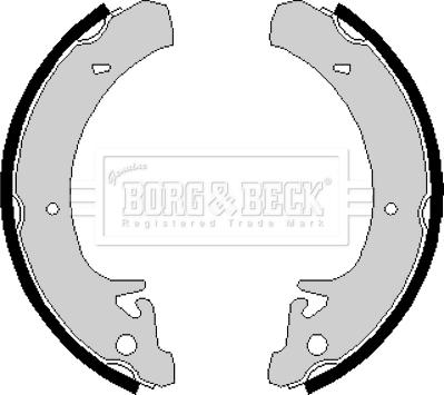 Borg & Beck BBS6133 - Bremžu loku komplekts autodraugiem.lv