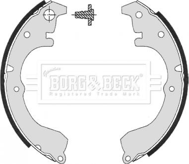 Borg & Beck BBS6122 - Bremžu loku komplekts autodraugiem.lv