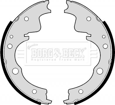 Borg & Beck BBS6175 - Bremžu loku komplekts autodraugiem.lv