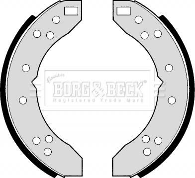 Borg & Beck BBS6171 - Bremžu loku komplekts autodraugiem.lv