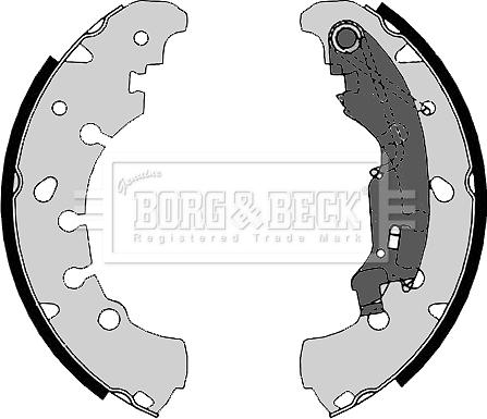 Borg & Beck BBS6364 - Bremžu loku komplekts autodraugiem.lv
