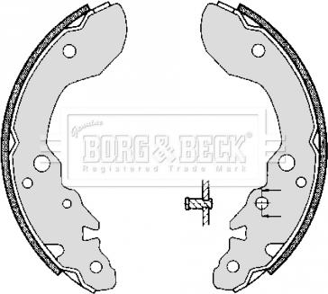 Borg & Beck BBS6304 - Bremžu loku komplekts autodraugiem.lv