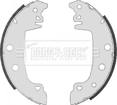 Borg & Beck BBS6305 - Bremžu loku komplekts autodraugiem.lv