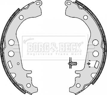 Borg & Beck BBS6294 - Bremžu loku komplekts autodraugiem.lv