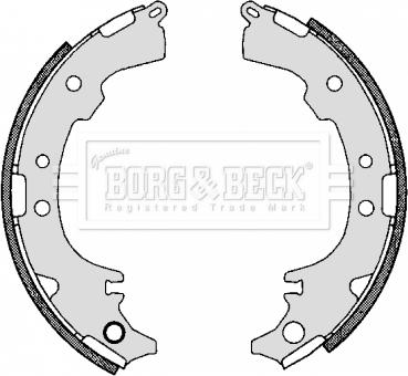 Borg & Beck BBS6295 - Bremžu loku komplekts autodraugiem.lv