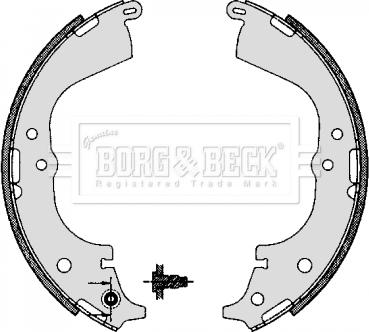 Borg & Beck BBS6291 - Bremžu loku komplekts autodraugiem.lv