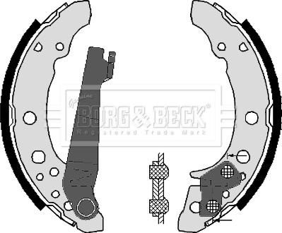 Borg & Beck BBS6248 - Bremžu loku komplekts autodraugiem.lv