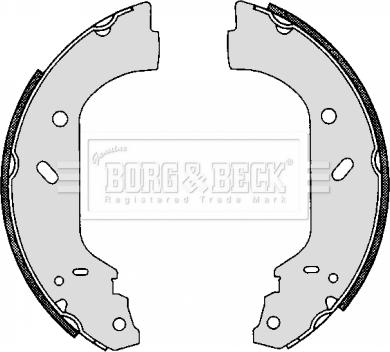 Borg & Beck BBS6265 - Bremžu loku komplekts autodraugiem.lv