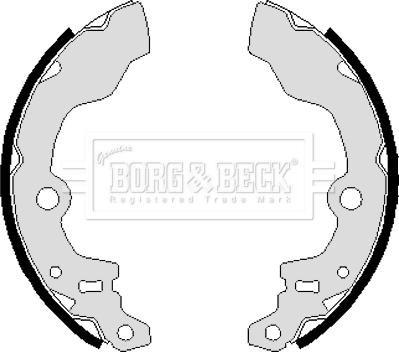 Borg & Beck BBS6232 - Bremžu loku komplekts autodraugiem.lv