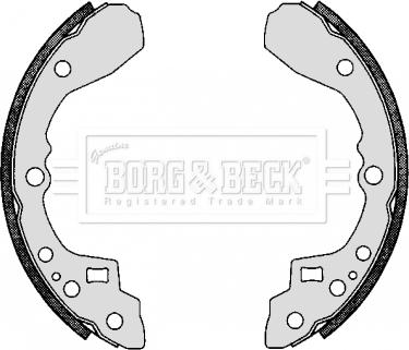 Borg & Beck BBS6274 - Bremžu loku komplekts autodraugiem.lv