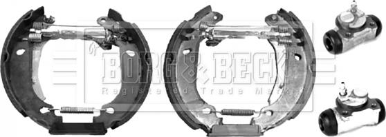 Borg & Beck BBS1058K - Bremžu loku komplekts autodraugiem.lv
