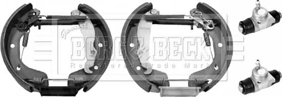 Borg & Beck BBS1156K - Bremžu loku komplekts autodraugiem.lv