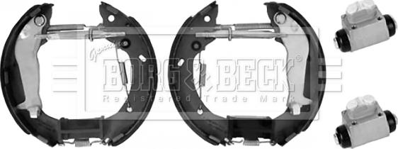 Borg & Beck BBS1158K - Bremžu loku komplekts autodraugiem.lv