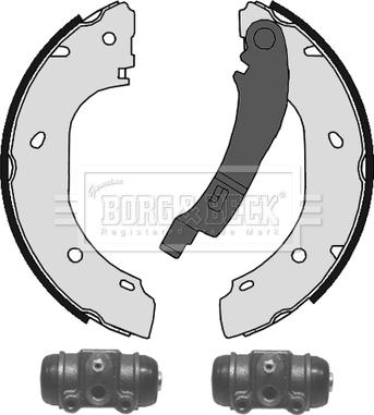 Borg & Beck BBS1112K - Bremžu loku komplekts autodraugiem.lv