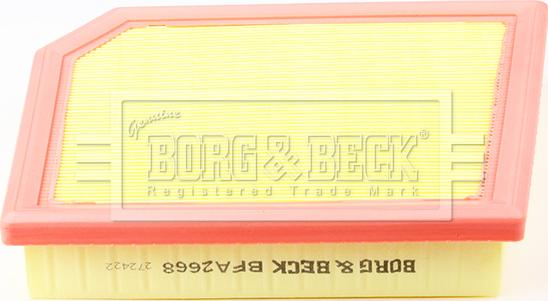 Borg & Beck BFA2668 - Gaisa filtrs autodraugiem.lv