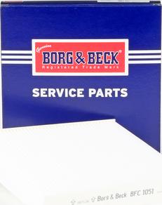 Borg & Beck BFC1051 - Filtrs, Salona telpas gaiss autodraugiem.lv