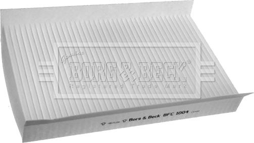 Borg & Beck BFC1004 - Filtrs, Salona telpas gaiss autodraugiem.lv