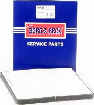 Borg & Beck BFC1081 - Filtrs, Salona telpas gaiss autodraugiem.lv