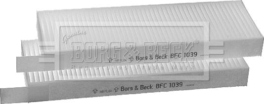 Borg & Beck BFC1039 - Filtrs, Salona telpas gaiss autodraugiem.lv