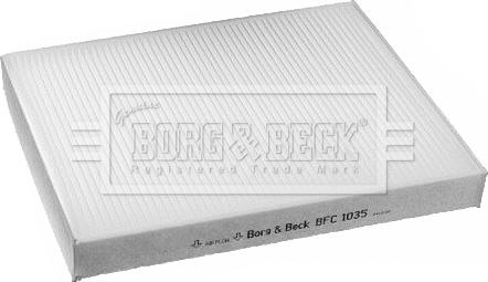 Borg & Beck BFC1035 - Filtrs, Salona telpas gaiss autodraugiem.lv