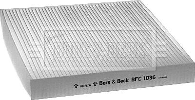 Borg & Beck BFC1036 - Filtrs, Salona telpas gaiss autodraugiem.lv