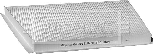 Borg & Beck BFC1024 - Filtrs, Salona telpas gaiss autodraugiem.lv