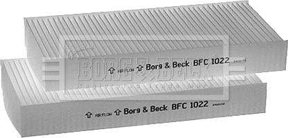 Borg & Beck BFC1022 - Filtrs, Salona telpas gaiss autodraugiem.lv