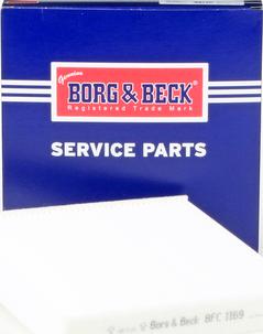 Borg & Beck BFC1169 - Filtrs, Salona telpas gaiss autodraugiem.lv