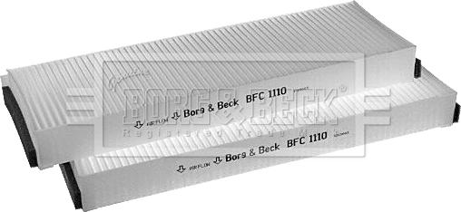 Borg & Beck BFC1110 - Filtrs, Salona telpas gaiss autodraugiem.lv